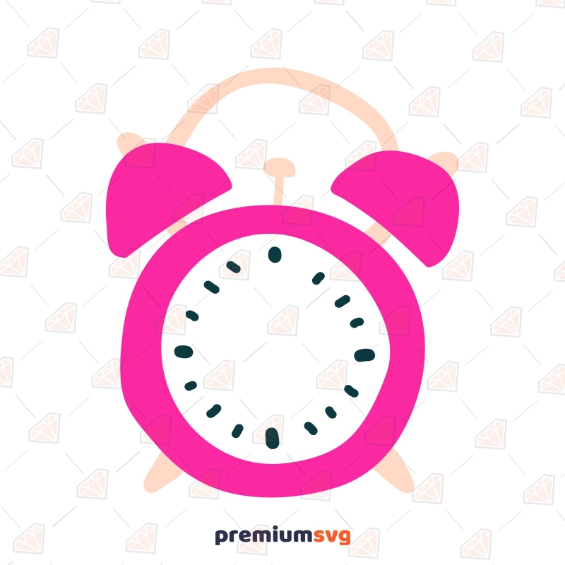 Basic Table Clock SVG Design Cut File Vector Objects Svg