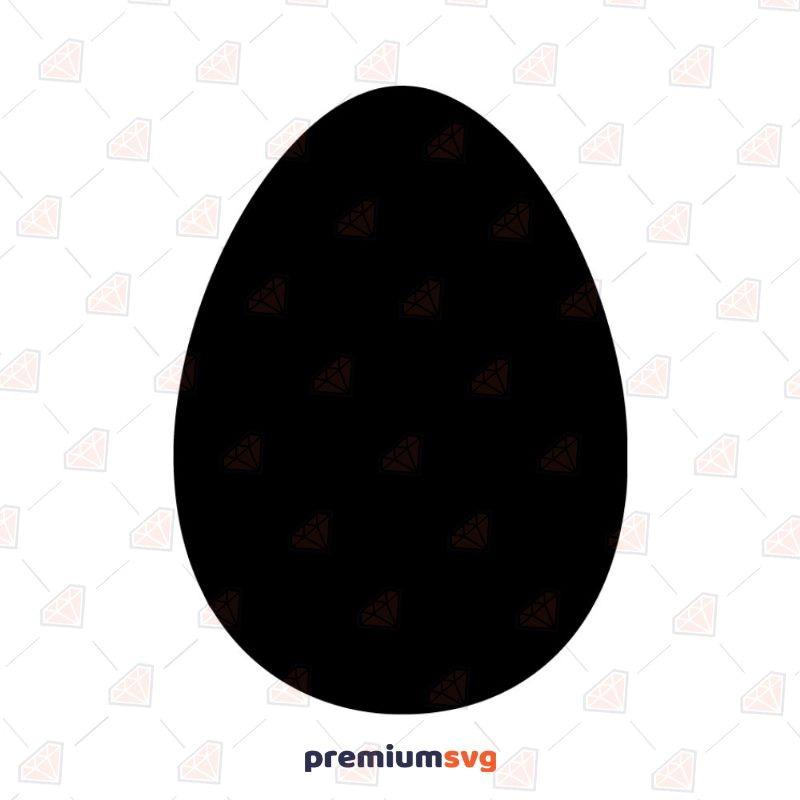 Black Easter Egg SVG File Easter Day SVG Svg