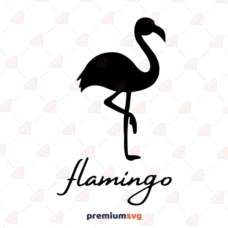 Flamingo SVG Cut File, Flamingo SVG Vector Bird SVG Svg