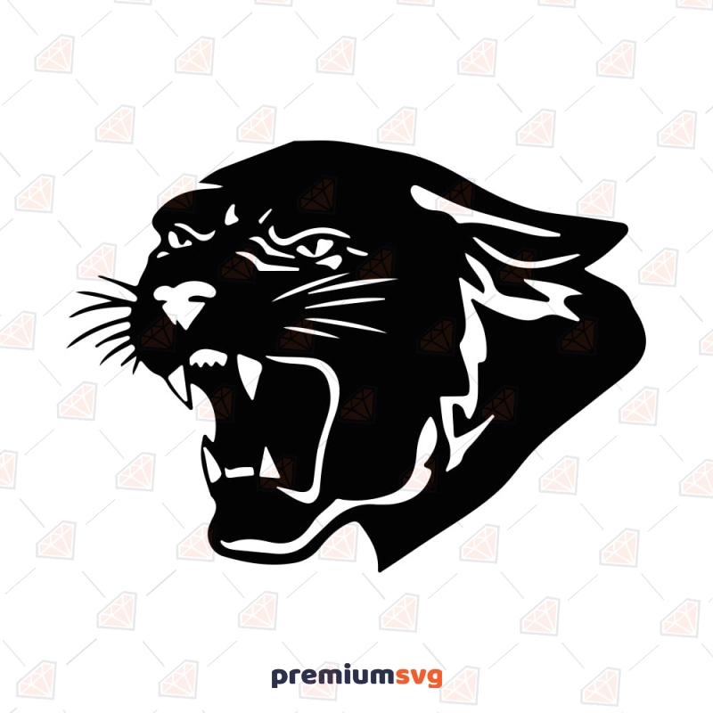 Black Panther Silhouette SVG Wild & Jungle Animals SVG Svg