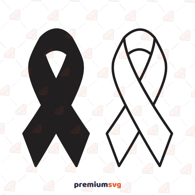 Black ribbon 15 icon - Free black ribbon icons