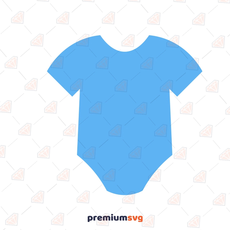 Blue Boy Onesie SVG, Baby Boy Vector Files Instant Download Baby SVG Svg