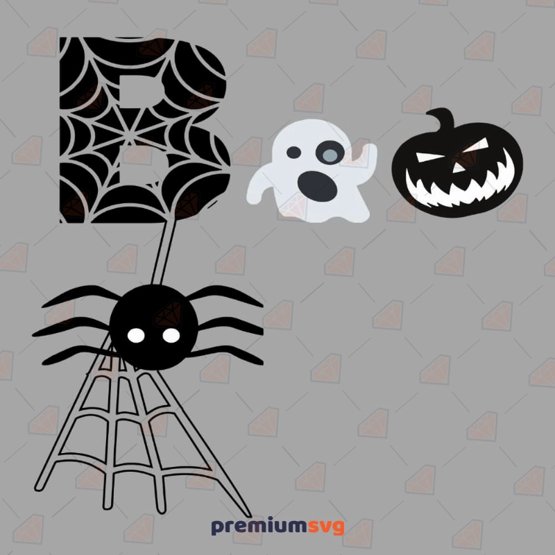 Boo SVG, Halloween Shirt SVG Cut Files Halloween SVG Svg