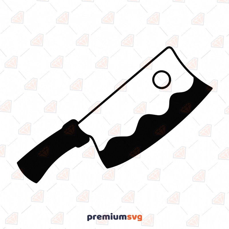 Butcher Knife SVG, PNG, JPG, DXF Files Kitchen Utensils Svg