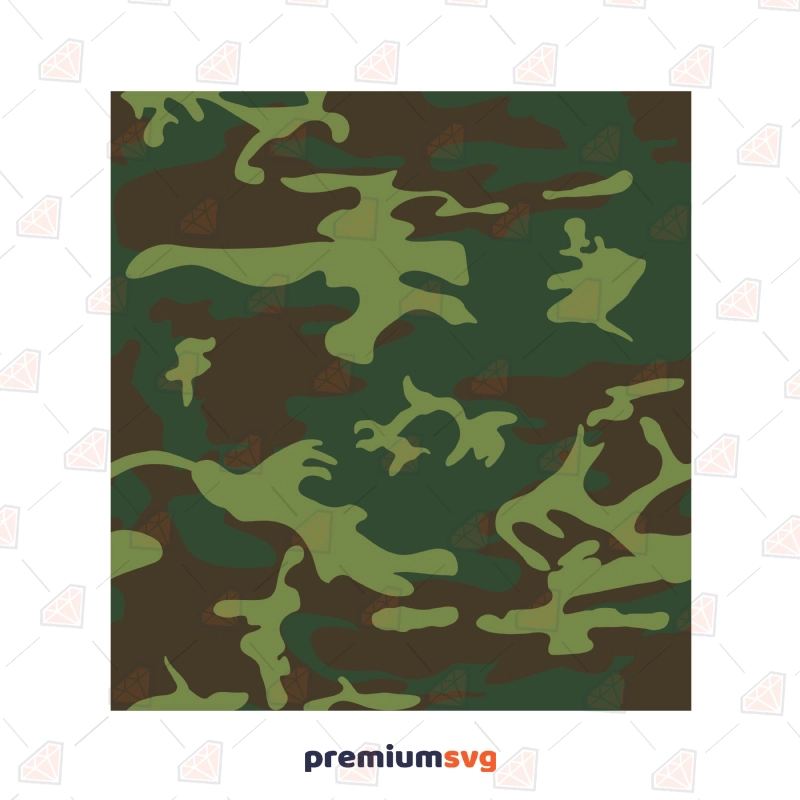 Camouflage Pattern SVG Cut Files, Military Pattern SVG Instant Download Vector Illustration Svg