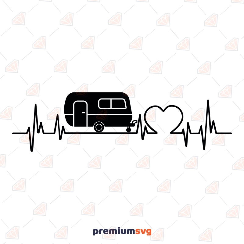 Camp Karavan Love SVG, Camper Life SVG Instant Download Camping SVG Svg