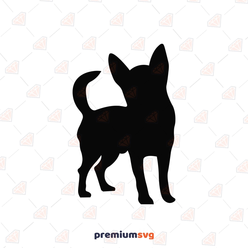 Chihuahua Silhouette SVG, PNG and Vector File Dog SVG Svg