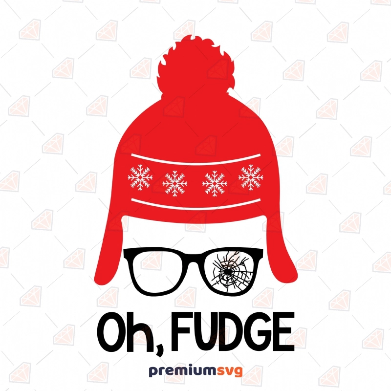 Christmas Oh Fudge SVG Cut File Christmas SVG Svg