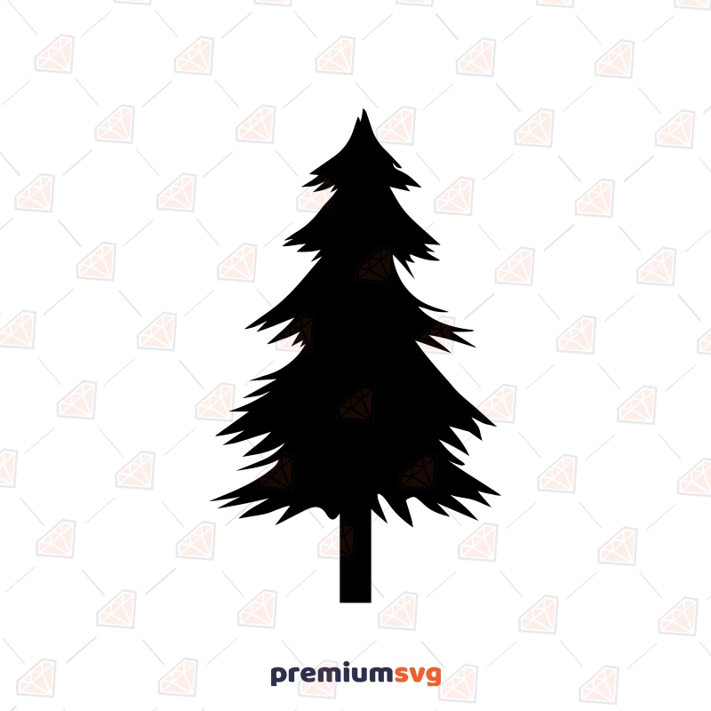 Christmas Tree Silhouette SVG, PNG, Clipart File Christmas SVG Svg
