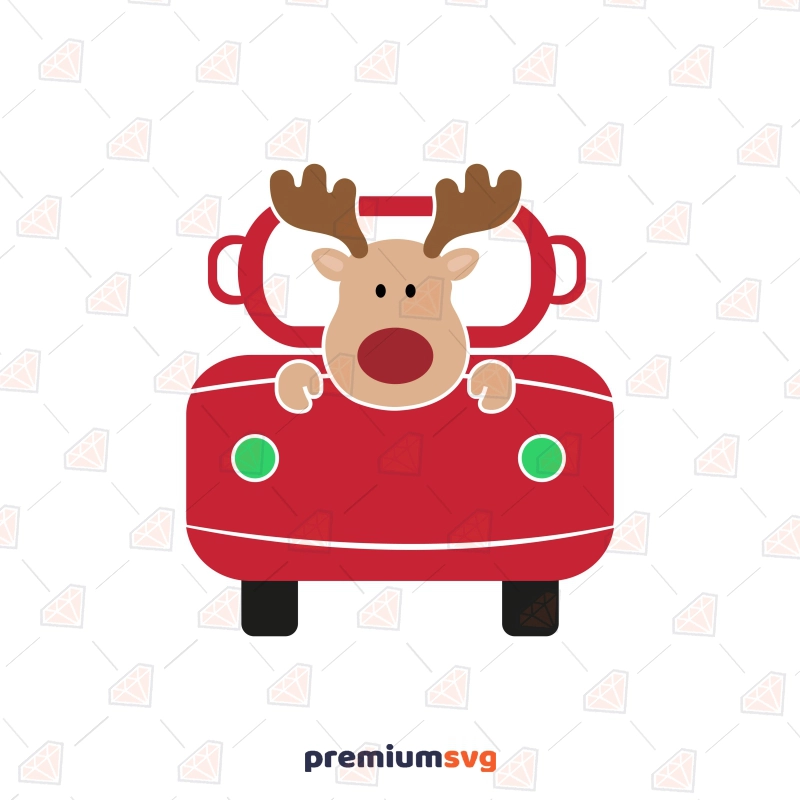 Christmas Truck with Reindeer SVG, Vintage Christmas Truck SVG Christmas SVG Svg