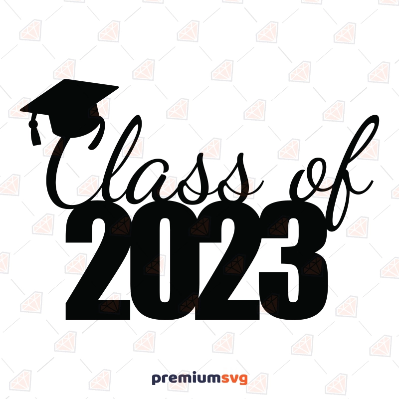 Class of 2024 Graduation Cap - SVG file Stock Vector