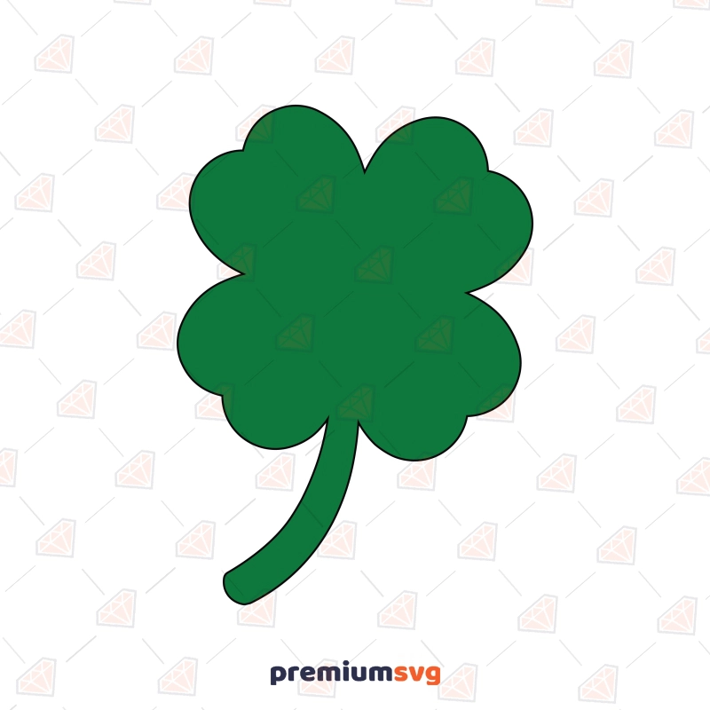 Clover Leaf SVG, Clover SVG Clipart Instant Download St Patrick's Day SVG Svg