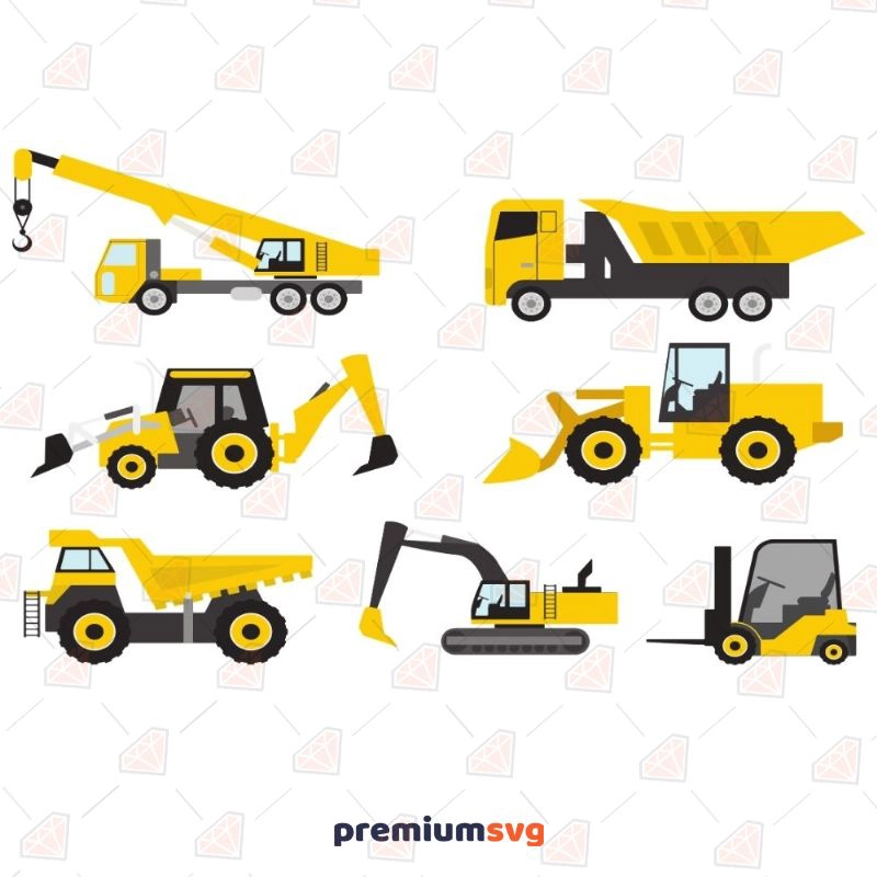 Construction Bundle SVG, Construction Vector Instant Download Vector Objects Svg