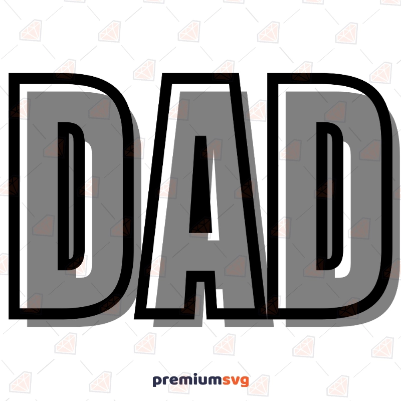 Dad Design SVG, Dad SVG Cut Files Father's Day SVG Svg