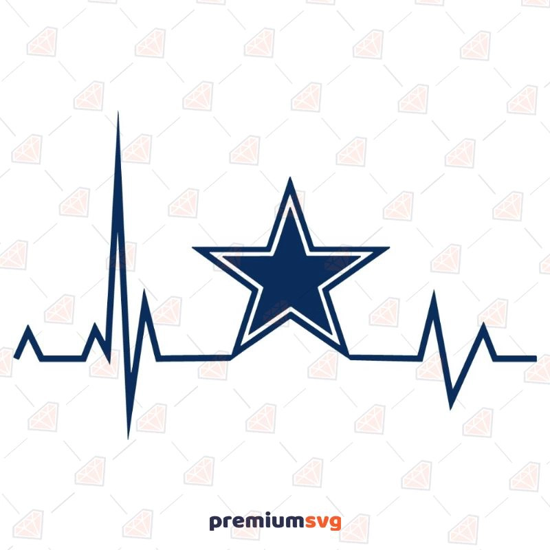 Dallas Cowboys Star SVG, Instant Download Texas SVG Svg