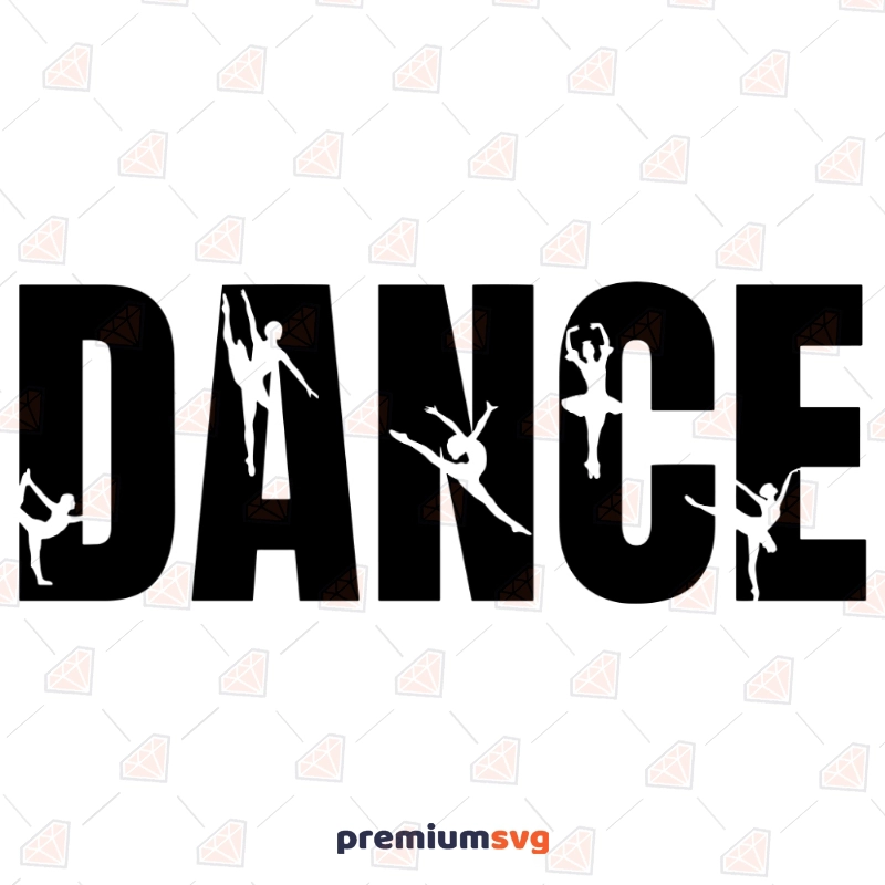 Dance Svg Cut Files, Ballet Dancer Svg Vector Files Music SVG Svg