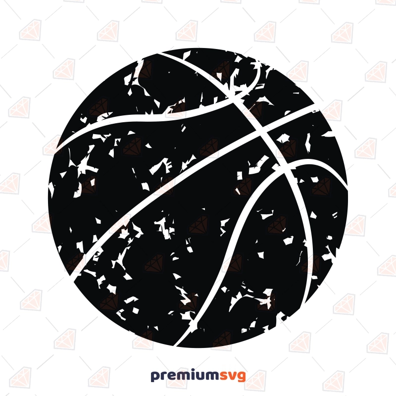 Distressed Basketball SVG, Basketball Instant Download Basketball SVG Svg