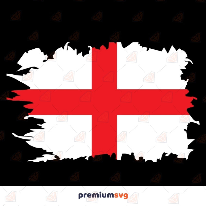 Distressed England Flag Svg | Distressed UK Flag Svg Flag SVG Svg