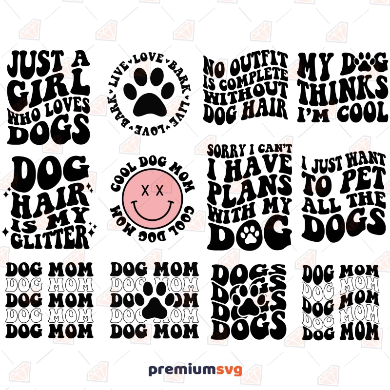 Dog SVG Bundle, Dog Mom Shirt Designs Dog SVG Svg