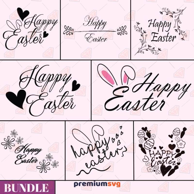 Easter Day SVG Bundle Designs, 8 Easter Designs SVG Easter Day SVG Svg