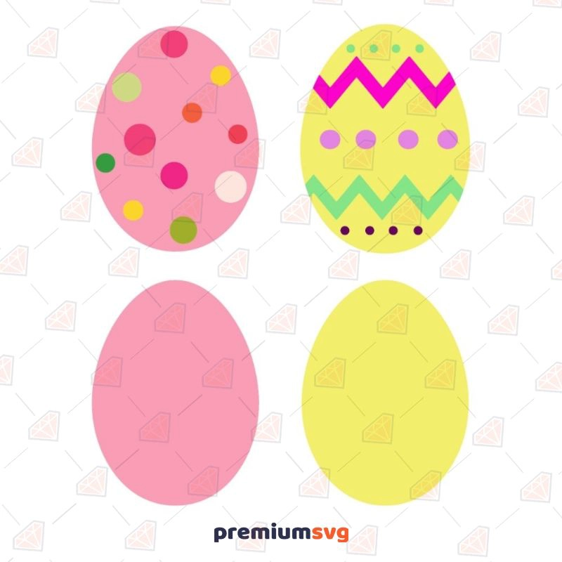 Easter Eggs SVG Bundle, Colorful Easter Eggs SVG Easter Day SVG Svg