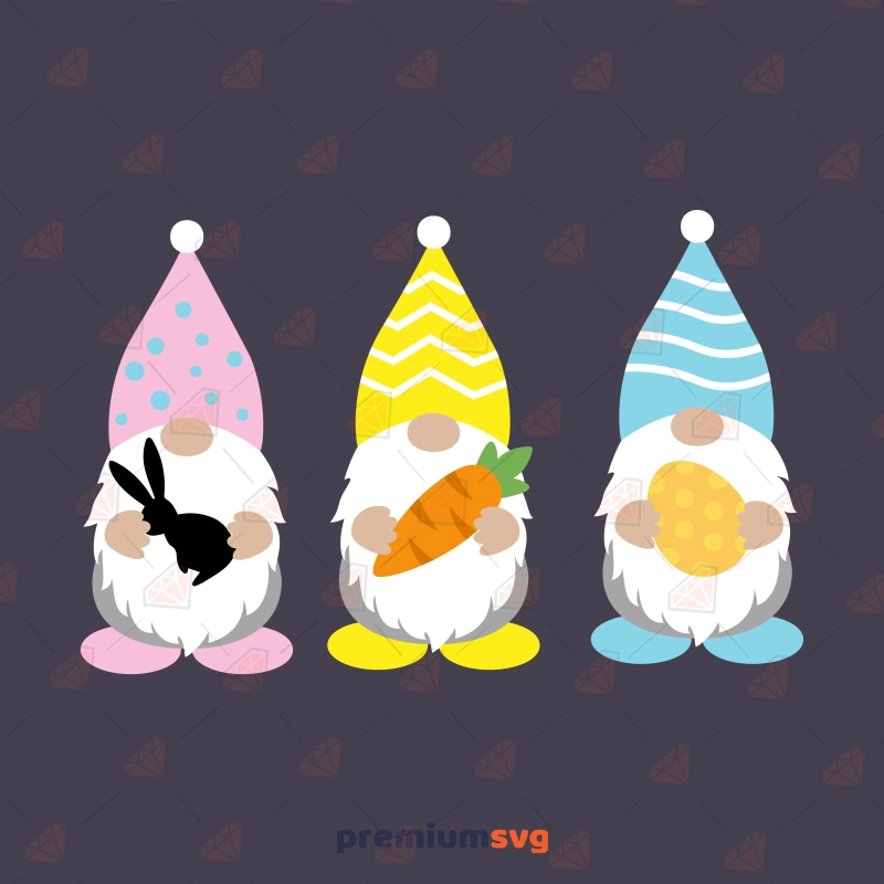 Easter Gnomes SVG, Sublimation PNG Easter Day SVG Svg