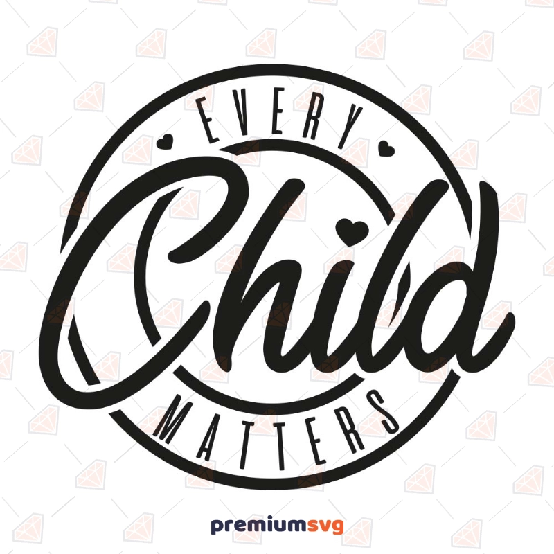 Every Child Matters Circle SVG Cut File Human Rights Svg