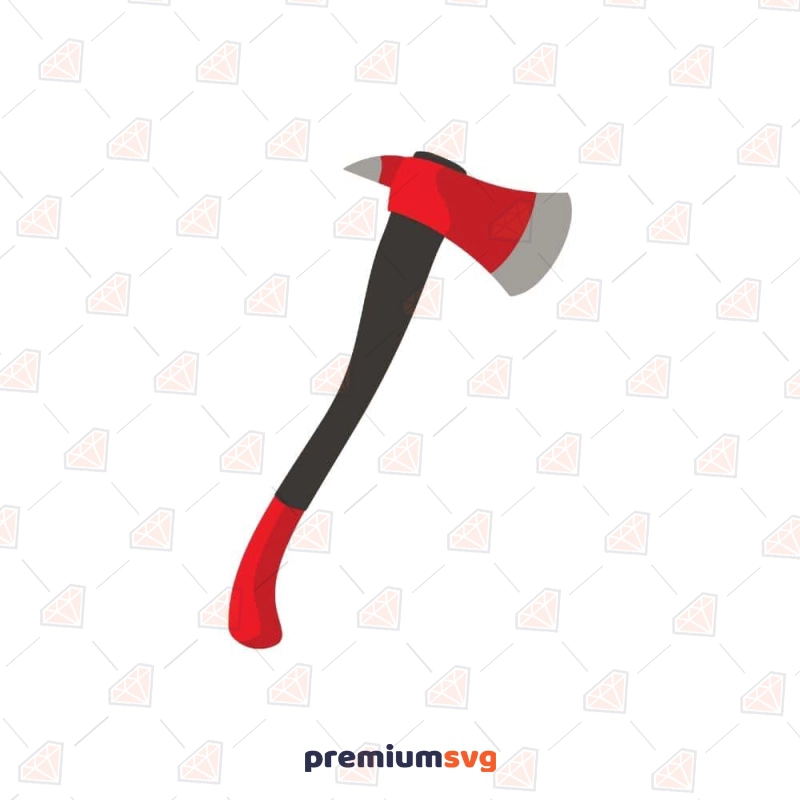 Fire Axe SVG Files, Firefighter Axe Logo SVG Instant Download Firefighter SVG Svg