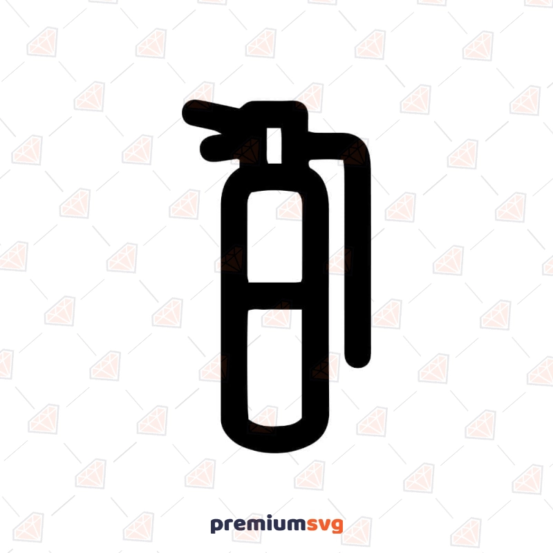 Fire Extinguisher SVG Clipart, Fire Extinguisher SVG Instant Download Firefighter SVG Svg