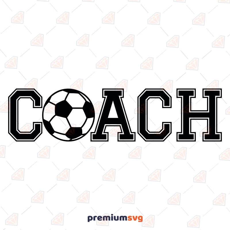 Football Coach SVG, Soccer Coach SVG Vector Files Football SVG Svg