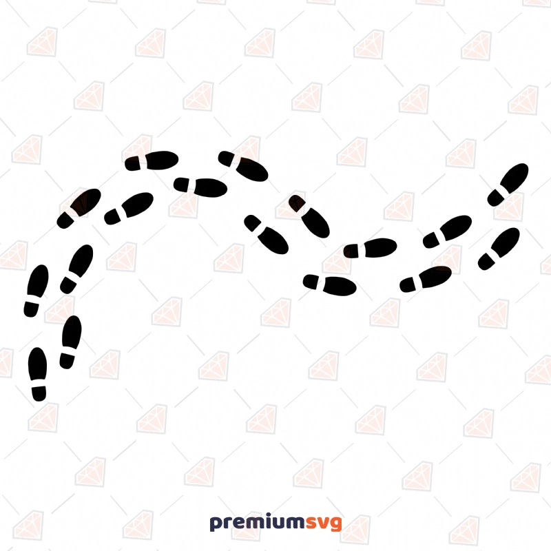 Footsteps SVG, Footsteps Vector Instant Download Drawings Svg