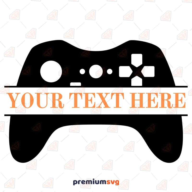 Game Controller Monogram SVG, Gaming Vector Files Gaming Svg