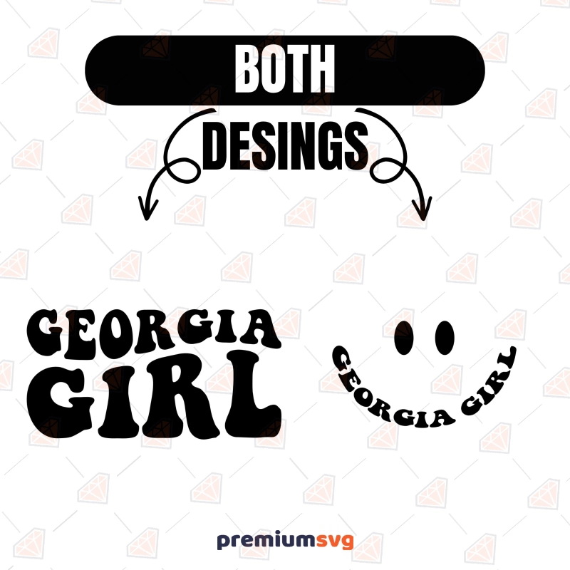 Georgia Girl SVG USA SVG Svg