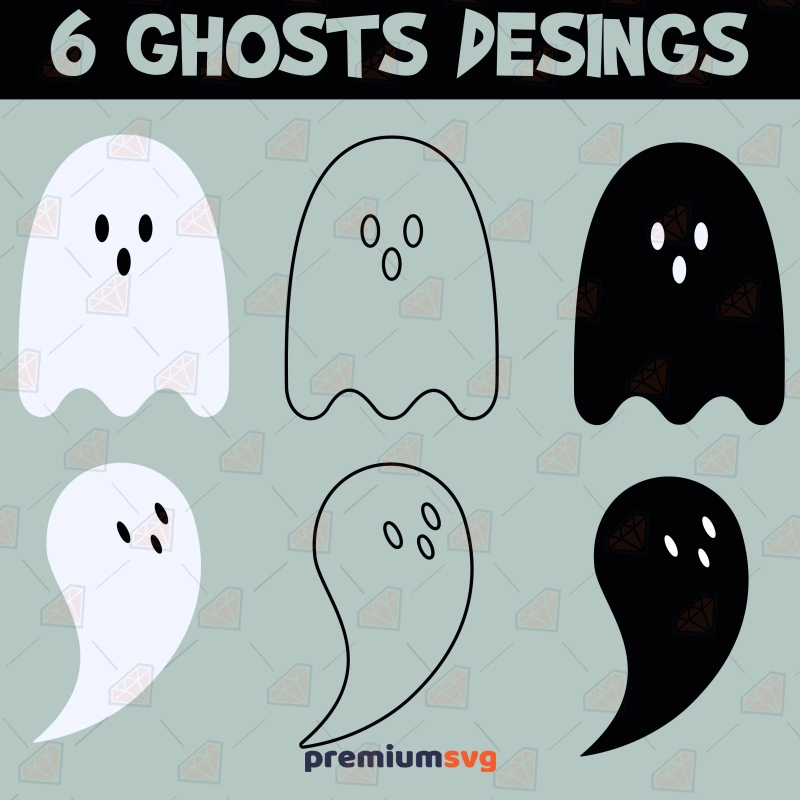 Ghost Svg / Ghosts Svg / Halloween Svg / Digital Download 