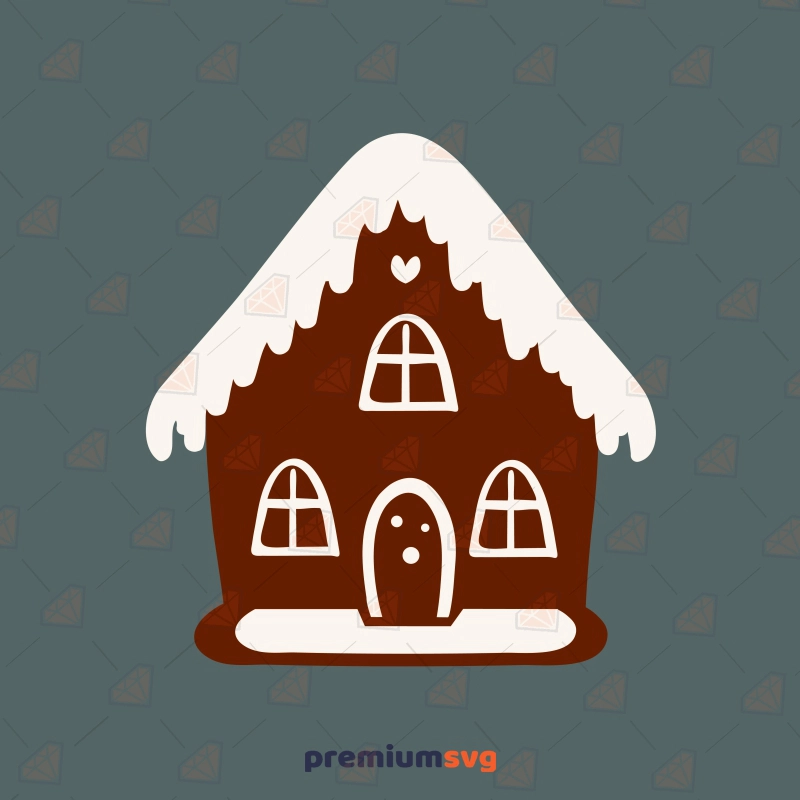 Gingerbread House SVG File Christmas SVG Svg