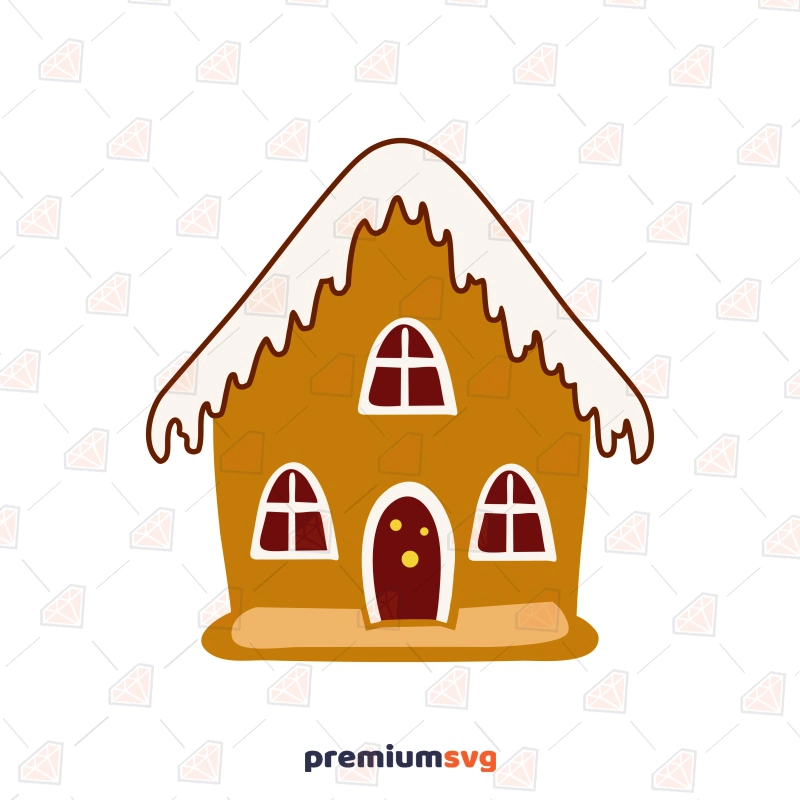 Gingerbread House SVG, Christmas Clipart SVG Christmas SVG Svg