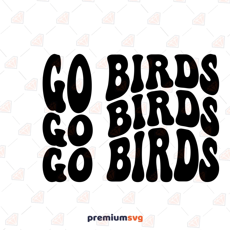 Go Birds SVG, Mascot SVG Cricut Design Football SVG Svg