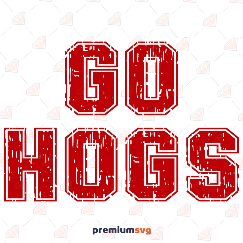 Go Hogs SVG Design, Arkansas Razorback SVG Football SVG Svg