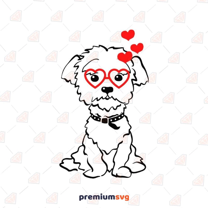 Goldendoodle SVG, My Doodle Is My Valentine SVG Valentine's Day SVG Svg