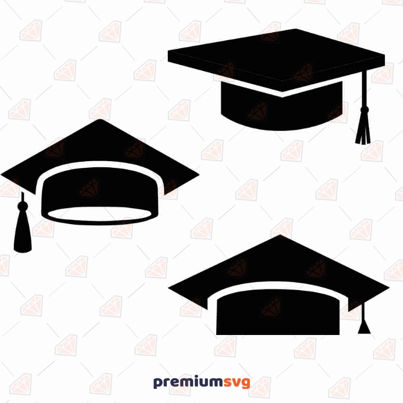 Graduation Cap Svg, Square Academic Cap Cut File Graduation SVG Svg