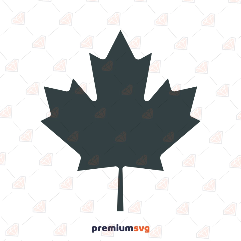 Grey Maple Leaf SVG, Canada Maple Leaf SVG Instant Download Flag SVG Svg