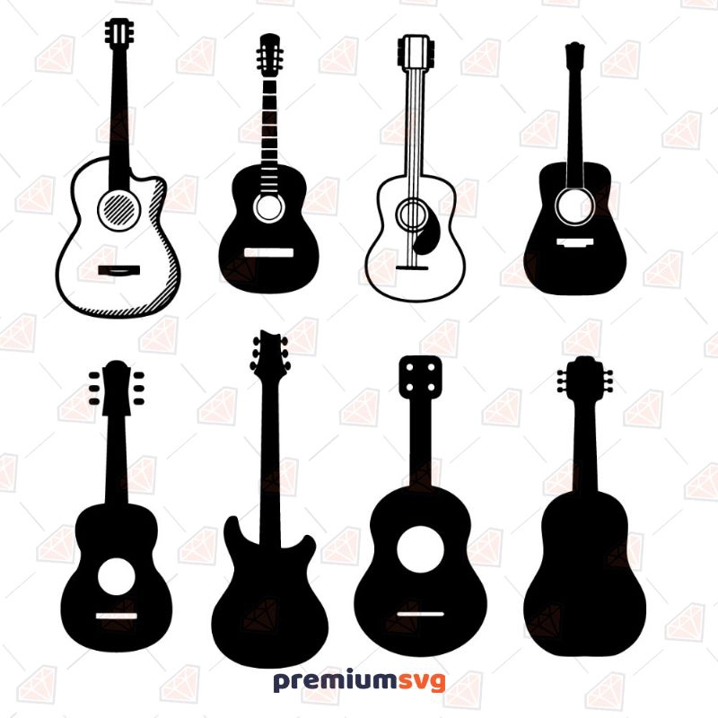 Guitars Bundle Svg Music SVG Svg