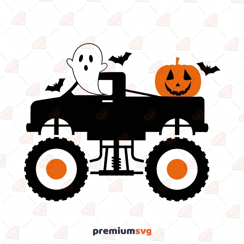 Halloween Truck SVG Cut File for Kids Shirt Halloween SVG Svg