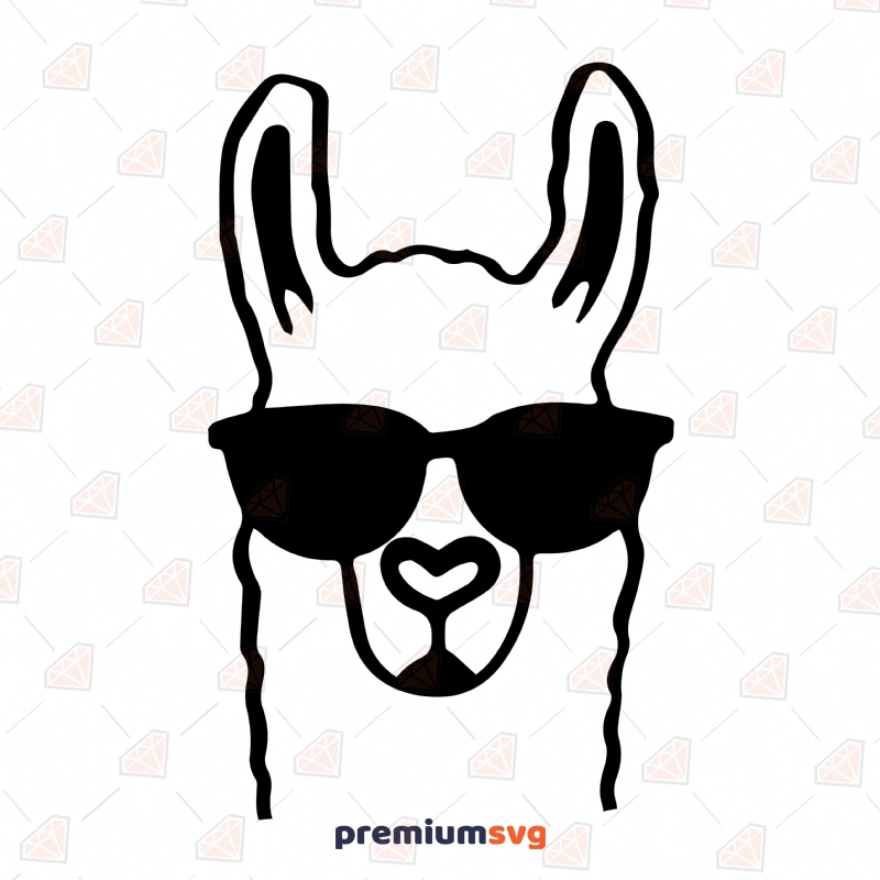 Hand Drawn LLama SVG Farm Animals SVG Svg