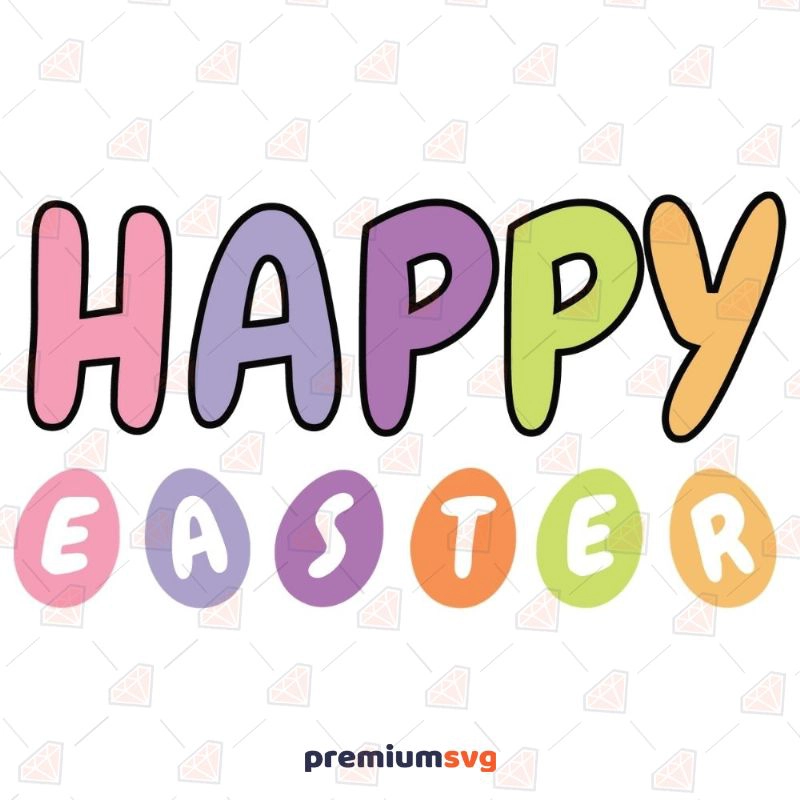 Happy Easter Egg SVG Easter Day SVG Svg