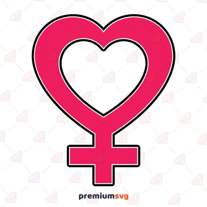 Heart Female Symbol Svg Symbols Svg