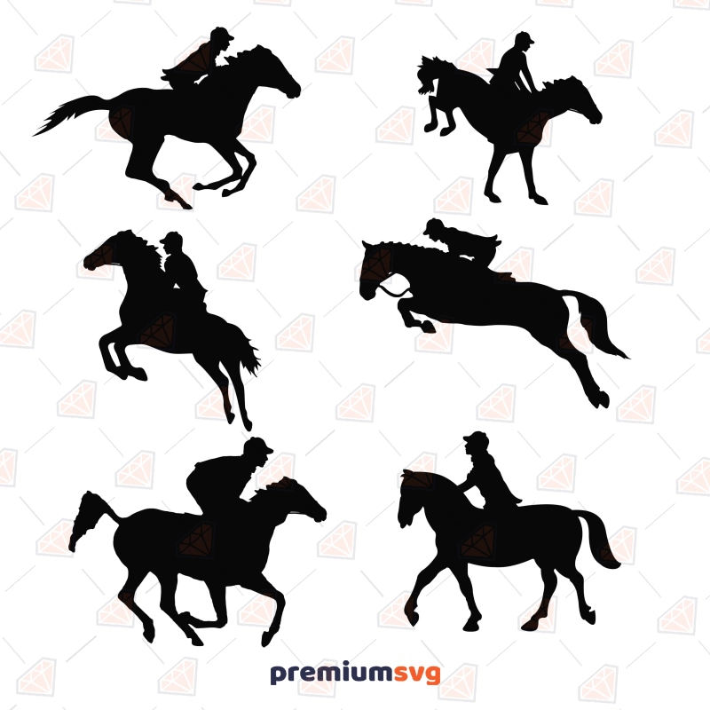 Horse Riding SVG Bundle, Jockey SVG Bundle Horse SVG Svg