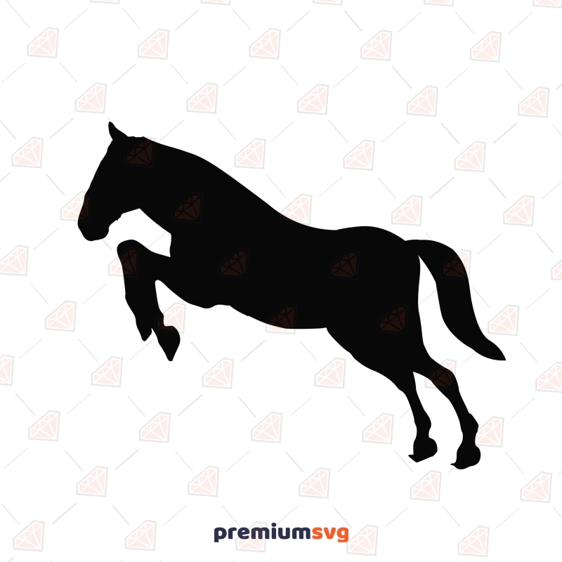 Jumping Horse SVG, Horse Silhouette Horse SVG Svg