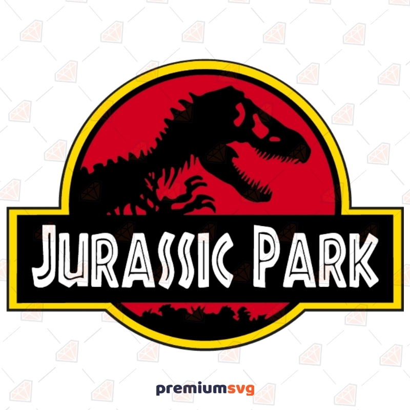 Jurassic Park SVG Cut Files, Jurassic Park Instant Download Cartoons Svg