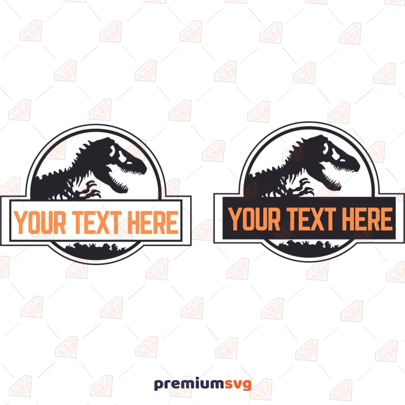 Jurassic Park Monogram SVG, Jurassic Park Vector Instant Download Cartoons Svg